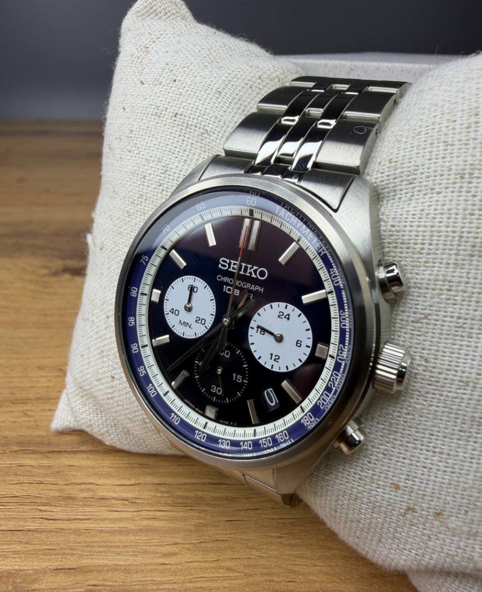 Часы Seiko Essentials Chronograph 'Blue Dial'