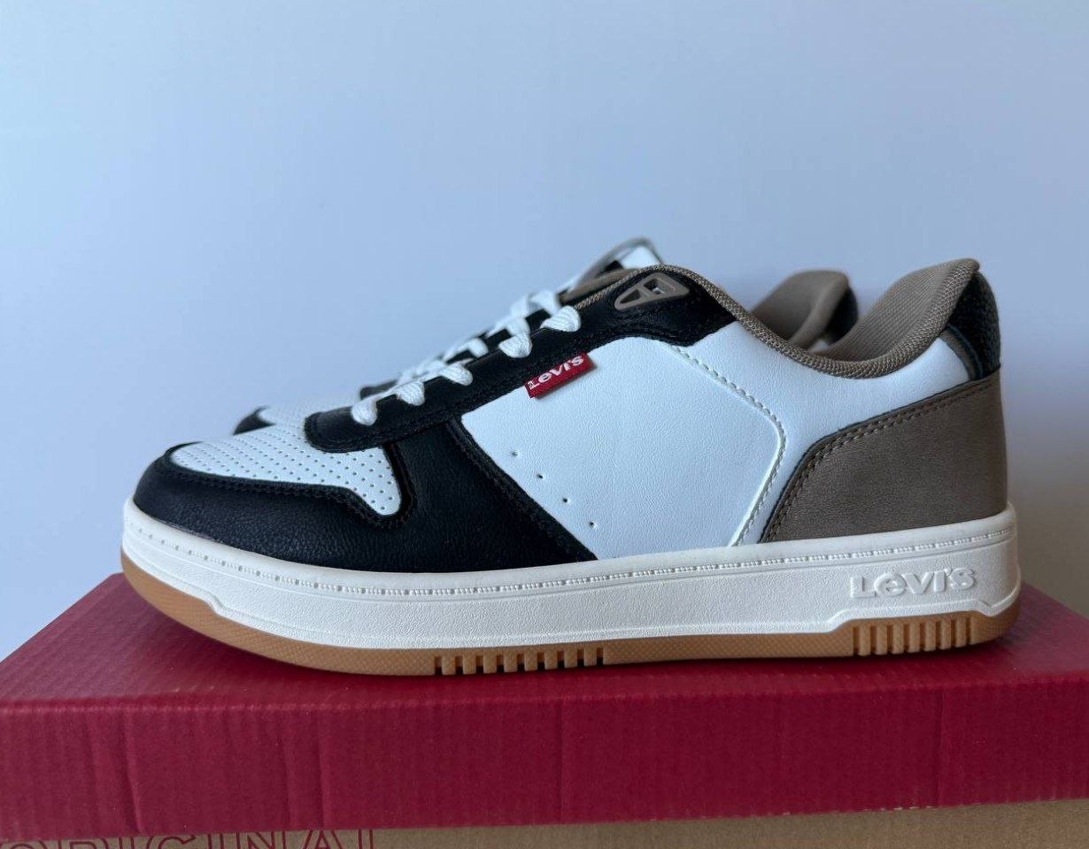 Кроссовки Levis Drive Lo 'White/Black/Khaki'