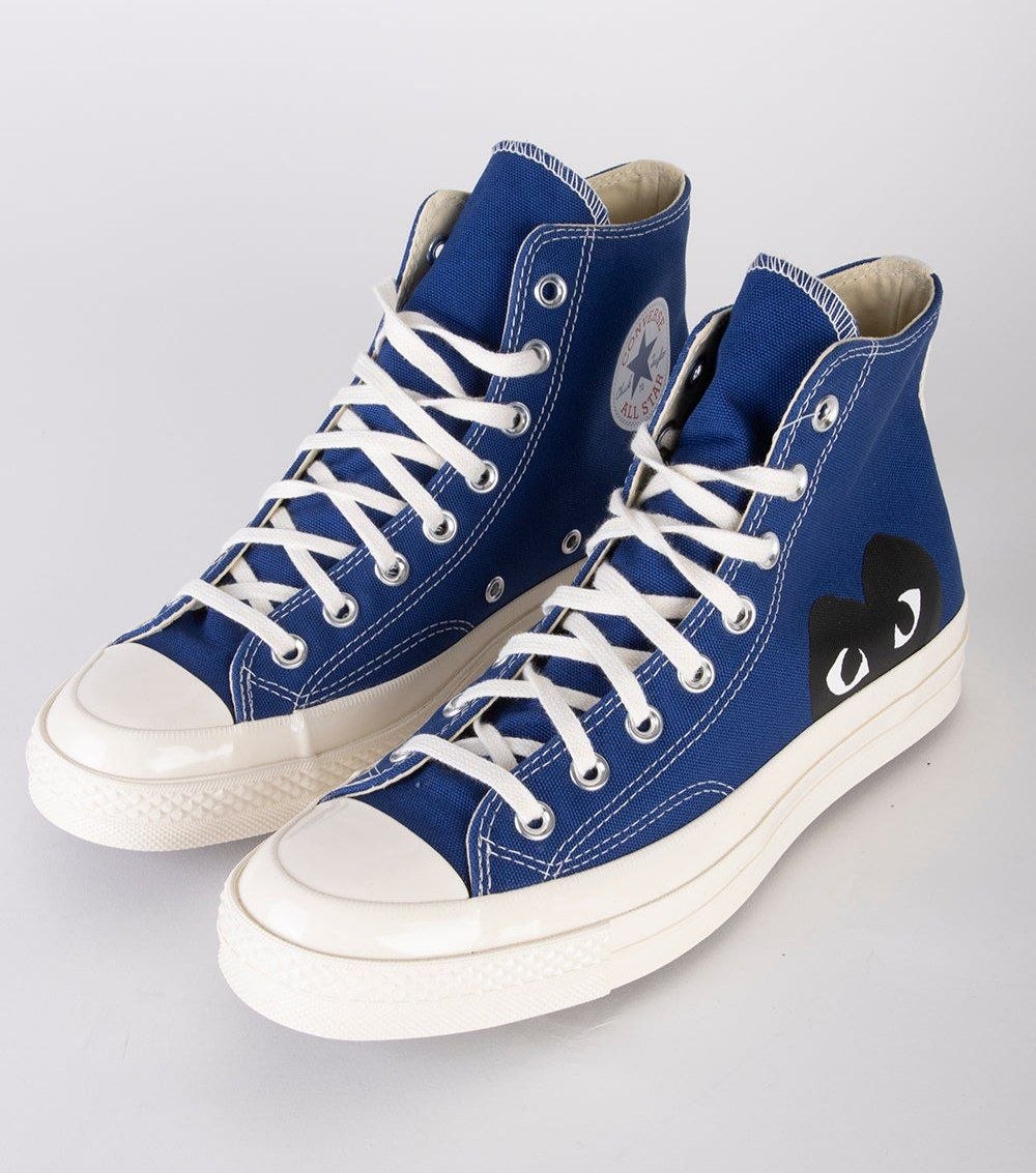 Кеды Converse Chuck 70 High x Comme des Garçons PLAY 'Blue Quartz'