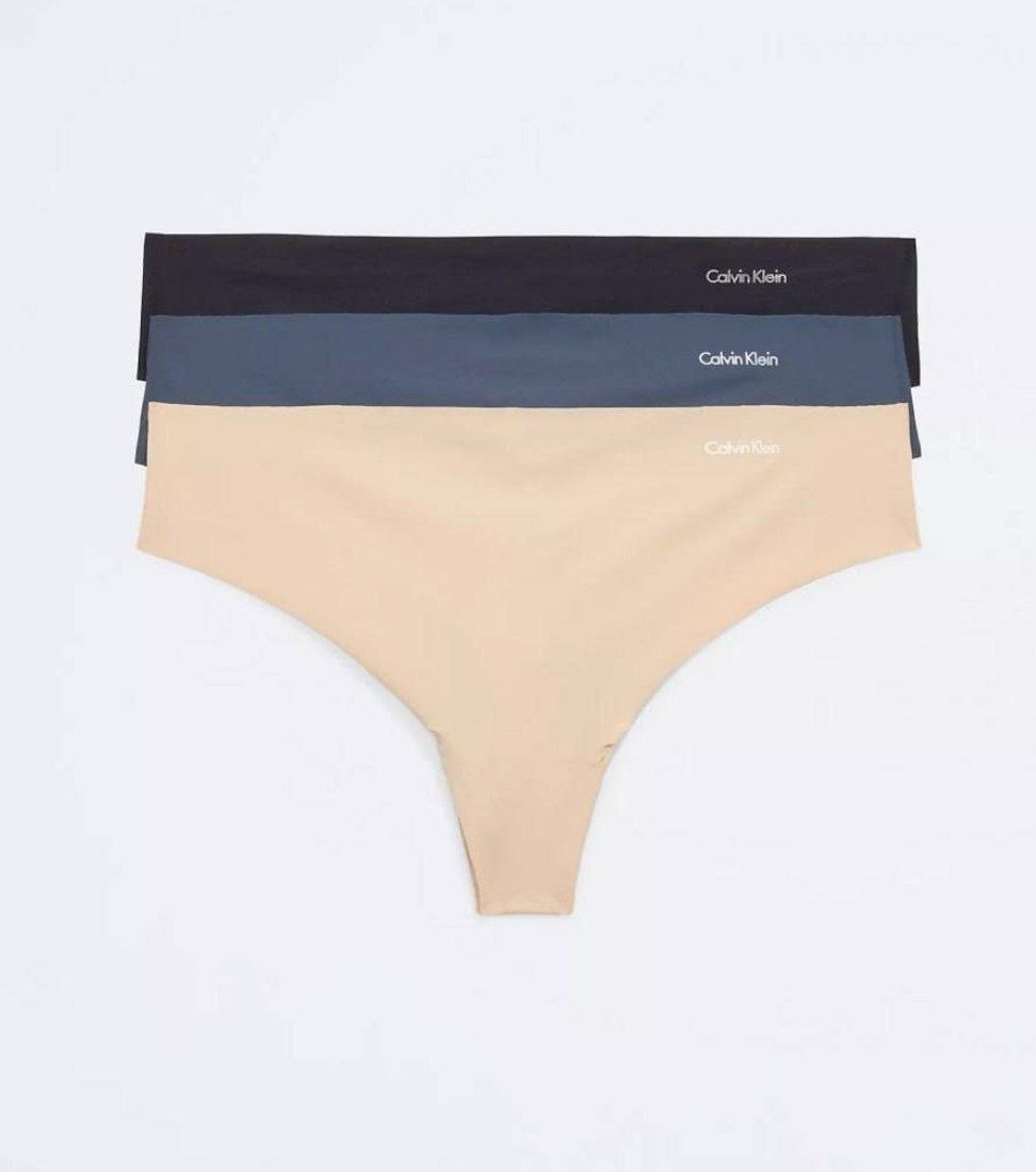 Набор трусиков Calvin Klein Invisibles 3 Pack Thong