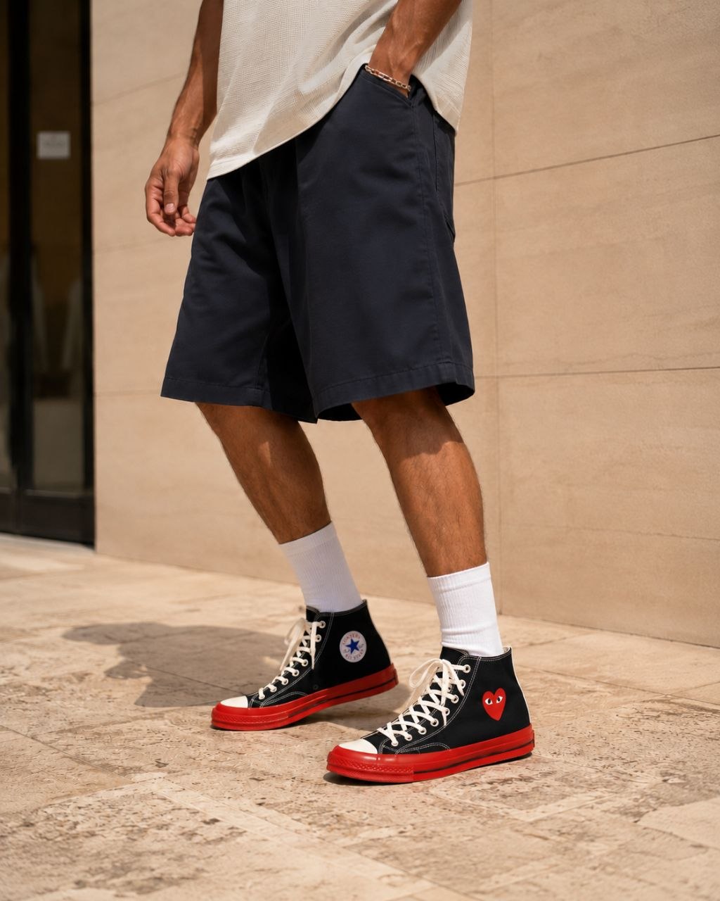 Кеды Converse Chuck 70 Hi x Comme des Garçons PLAY 'Black'