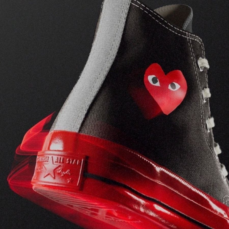 Кеды Converse Chuck 70 Hi x Comme des Garçons PLAY 'Black'
