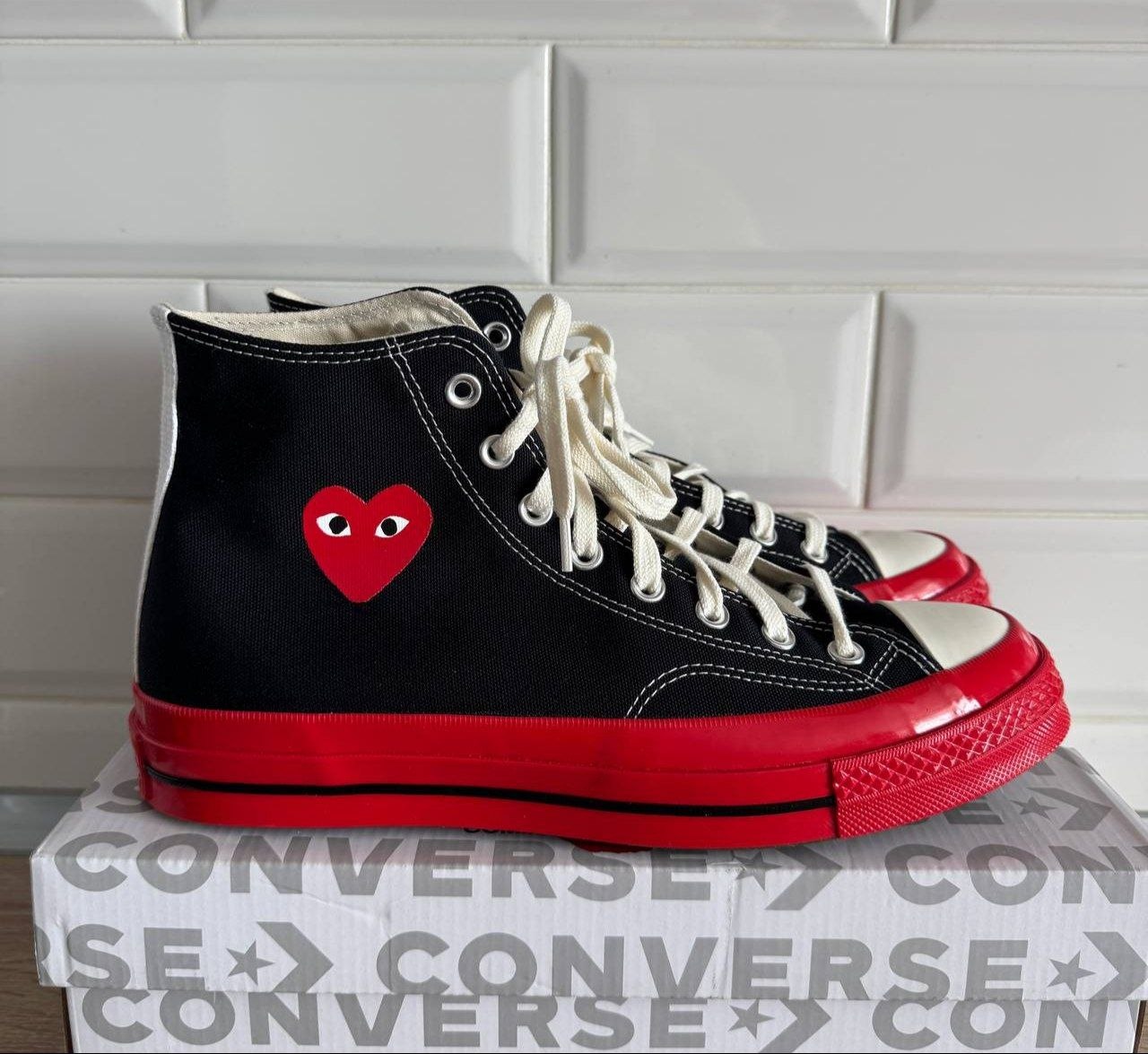 Кеды Converse Chuck 70 Hi x Comme des Garçons PLAY 'Black'