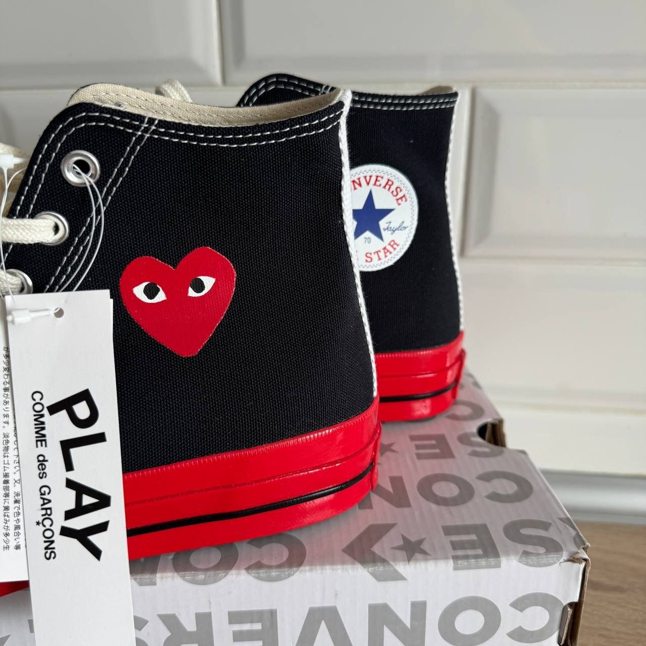 Кеды Converse Chuck 70 Hi x Comme des Garçons PLAY 'Black'