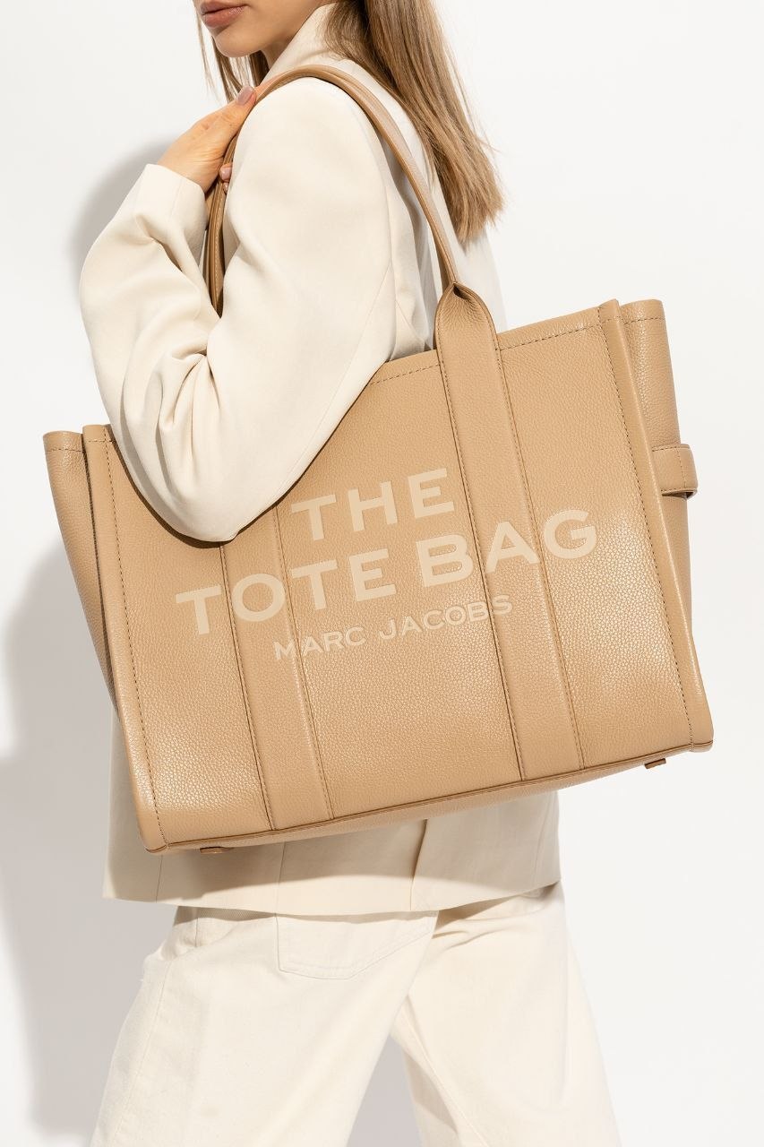 Женская сумка Marc Jacobs The Leather Large Tote Bag 'camel'