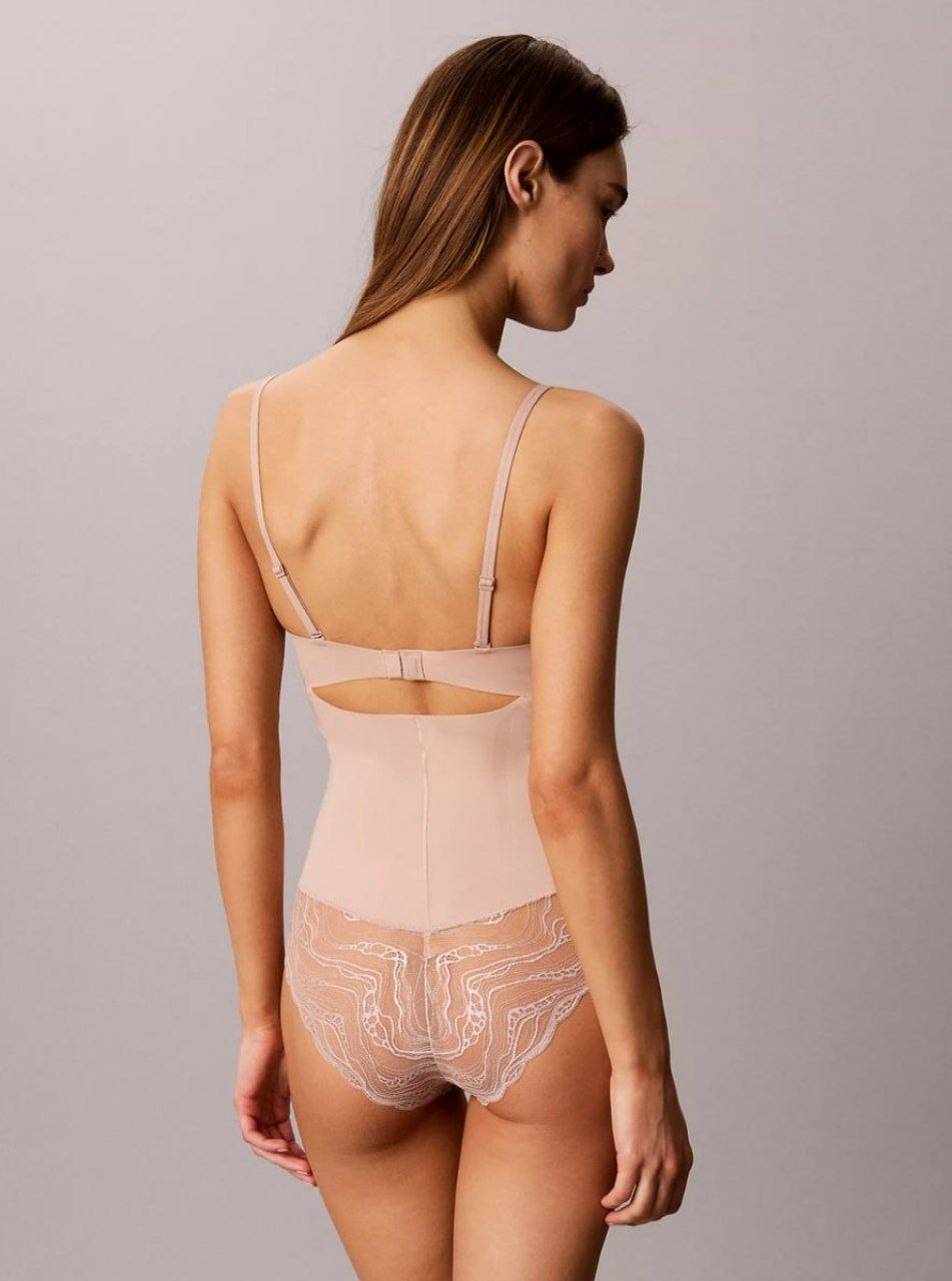 Женское боди Calvin Klein Sensual Stretch Lace Bodysuit 'Cedar'