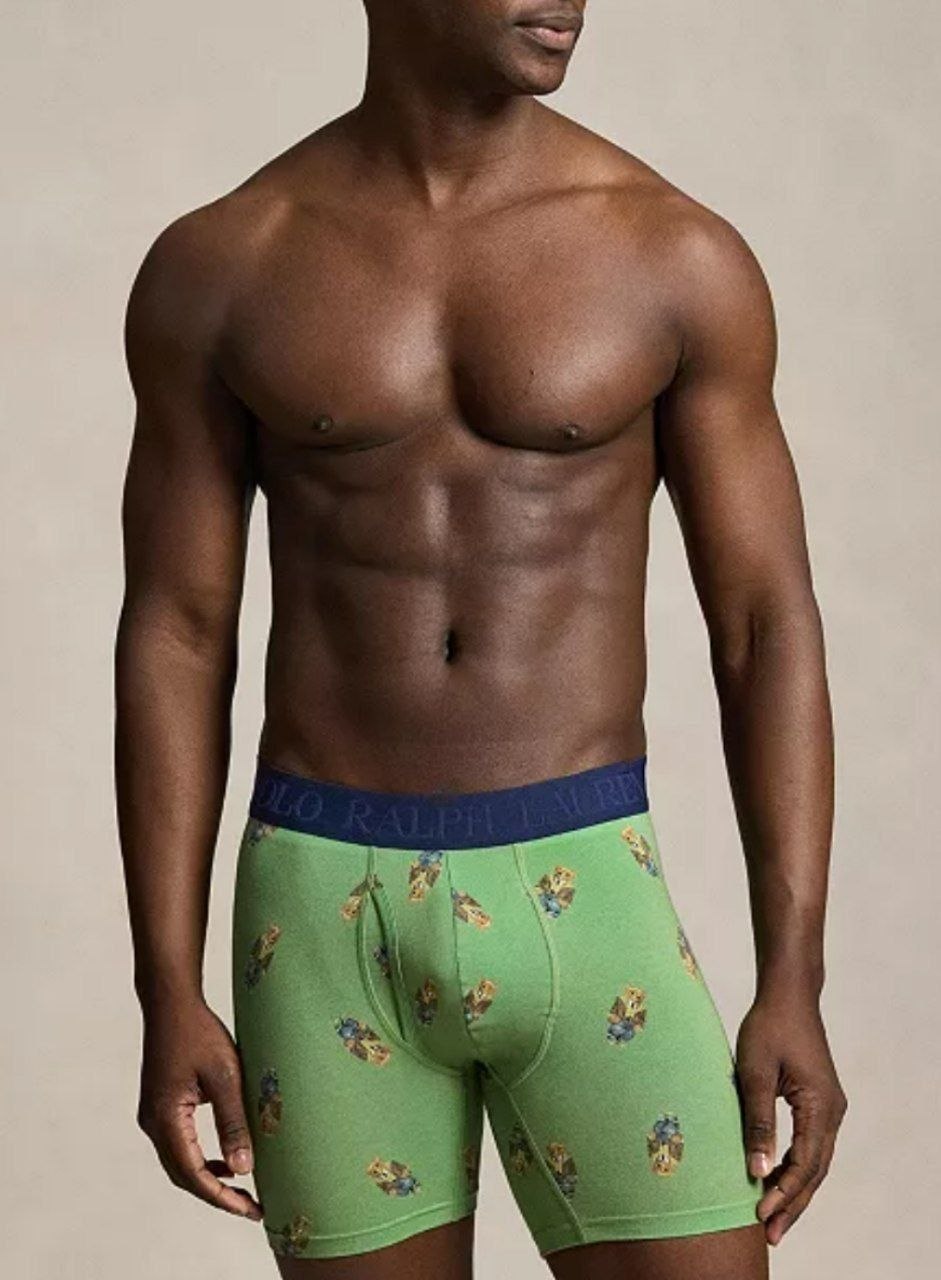 Боксеры трусы Polo Ralph Lauren Lux 4D Flex Boxer Brief 3 Pack