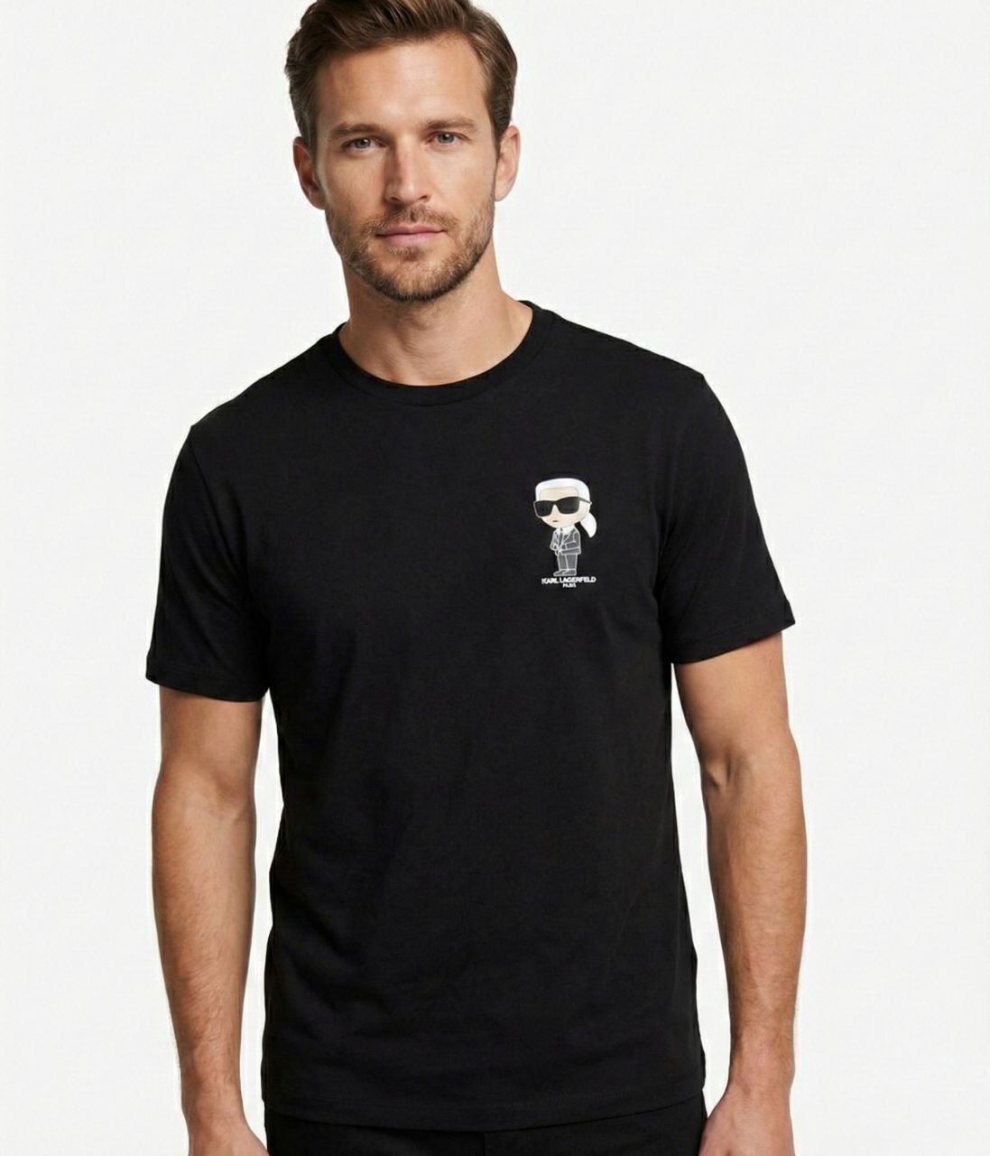 Футболка KARL LAGERFELD PARIS Short Sleeve Crewneck Tee