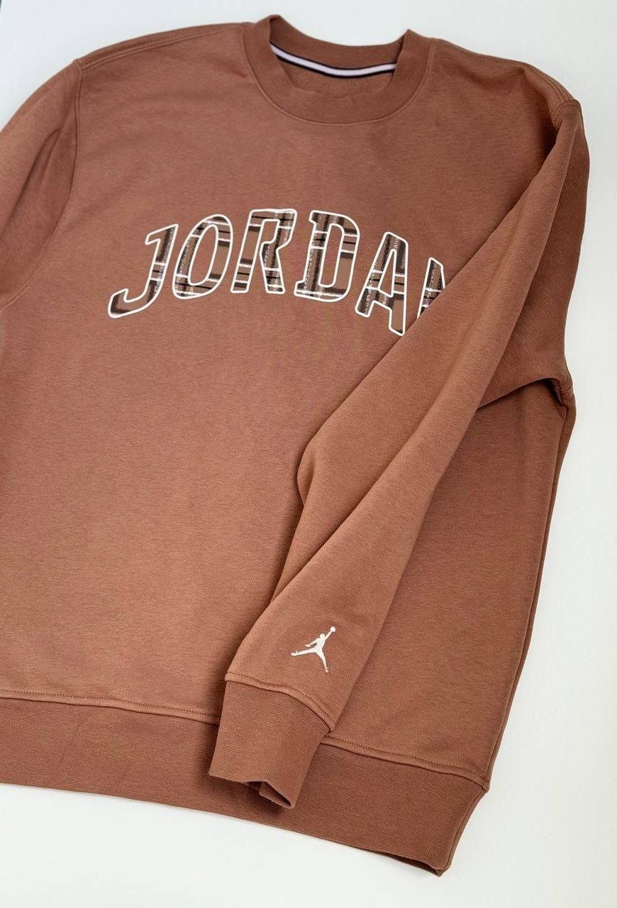 Свитшот толстовка Jordan Essentials Fleece Crew Neck Brown