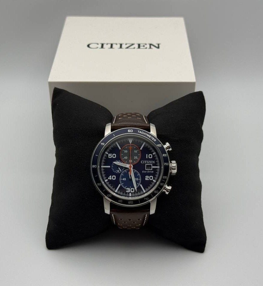 Часы Citizen Brycen Eco-Drive Chronograph 'Blue Dial'