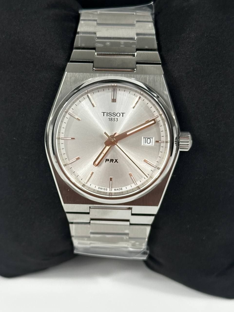Женские часы Tissot PRX 35mm Silver Dial Watch