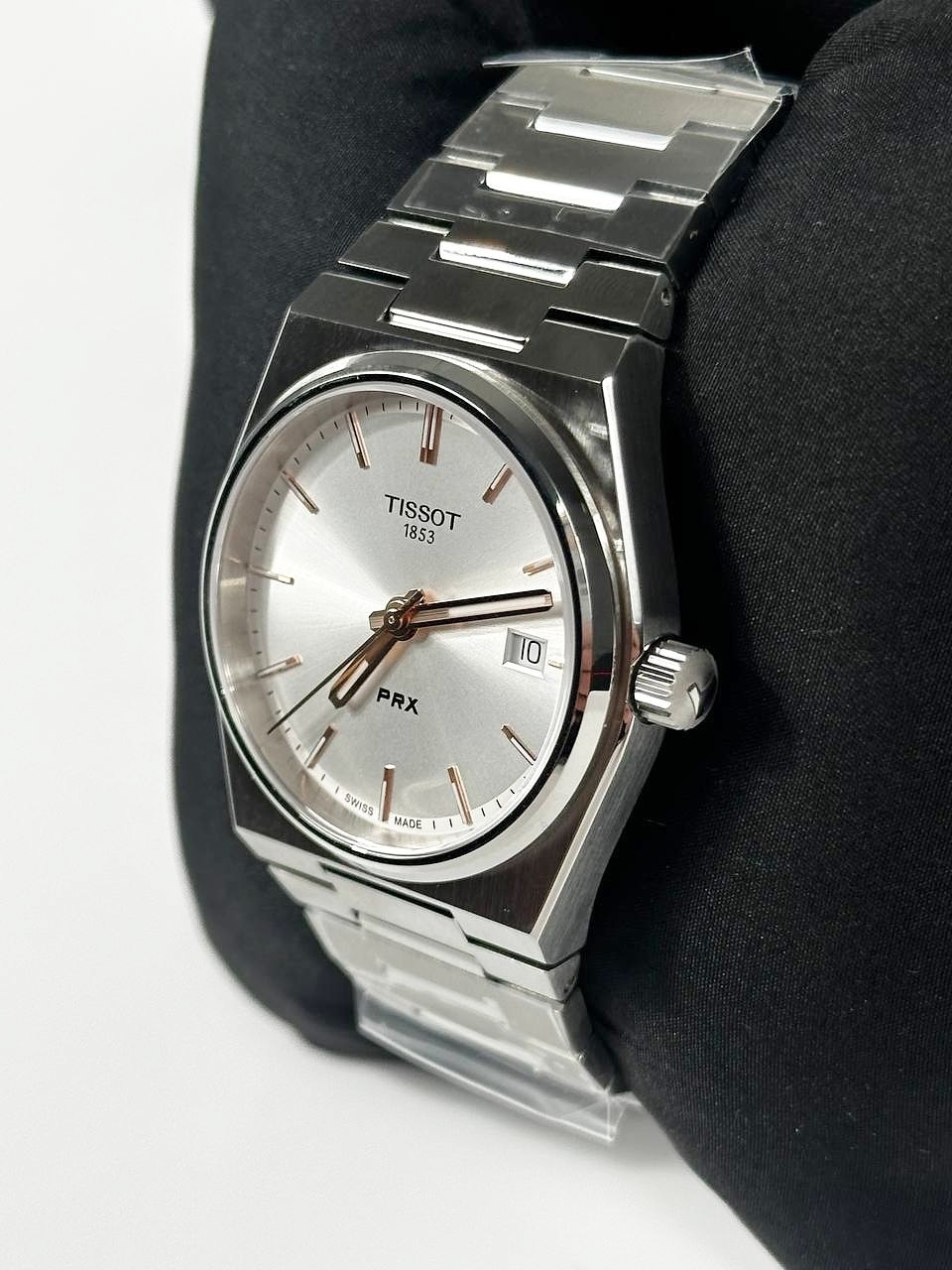 Женские часы Tissot PRX 35mm Silver Dial Watch
