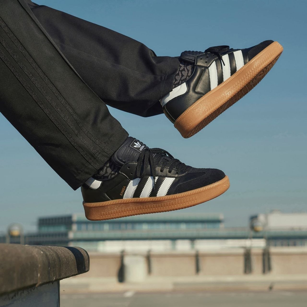 Кроссовки Adidas Originals Samba XLG 'Core Black Gum'