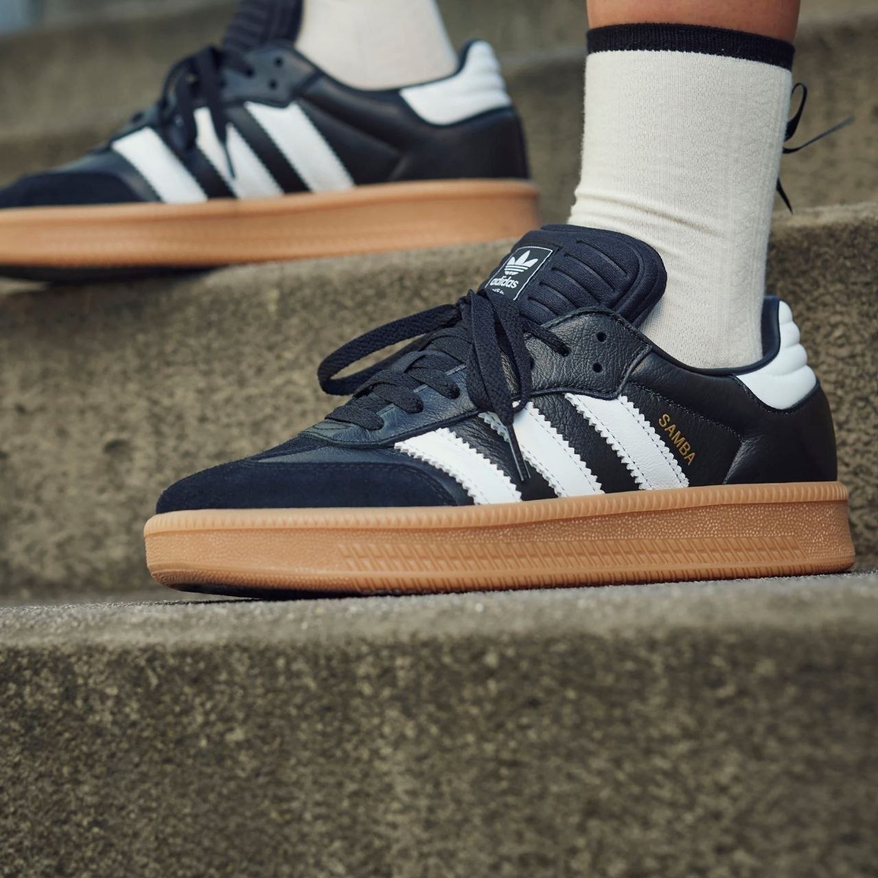 Кроссовки Adidas Originals Samba XLG 'Core Black Gum'