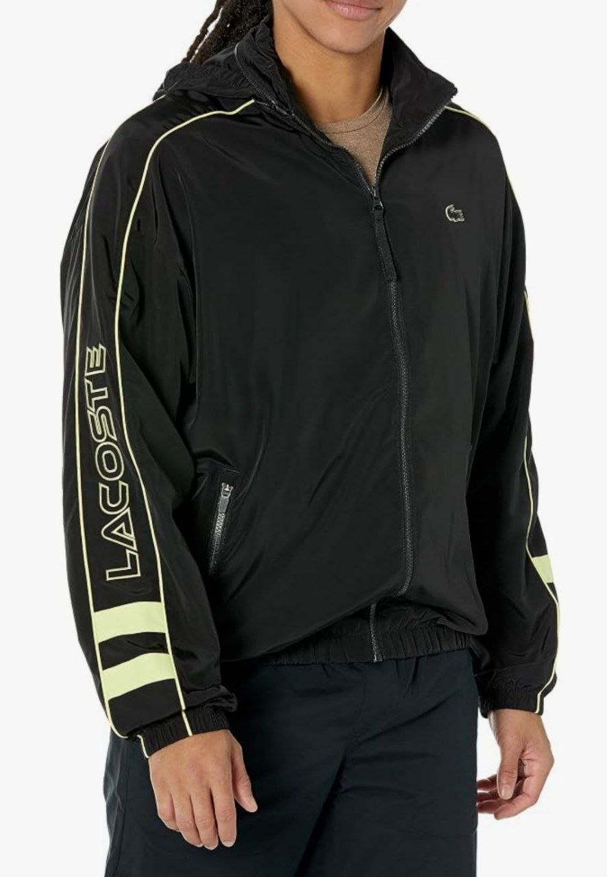 Куртка ветровка Lacoste Contrast Details Zip Up Jacket
