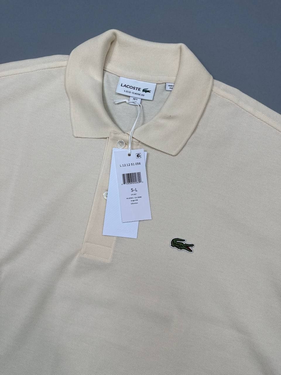 Поло Lacoste Original L.12.12 Classic Fit 'Beige'