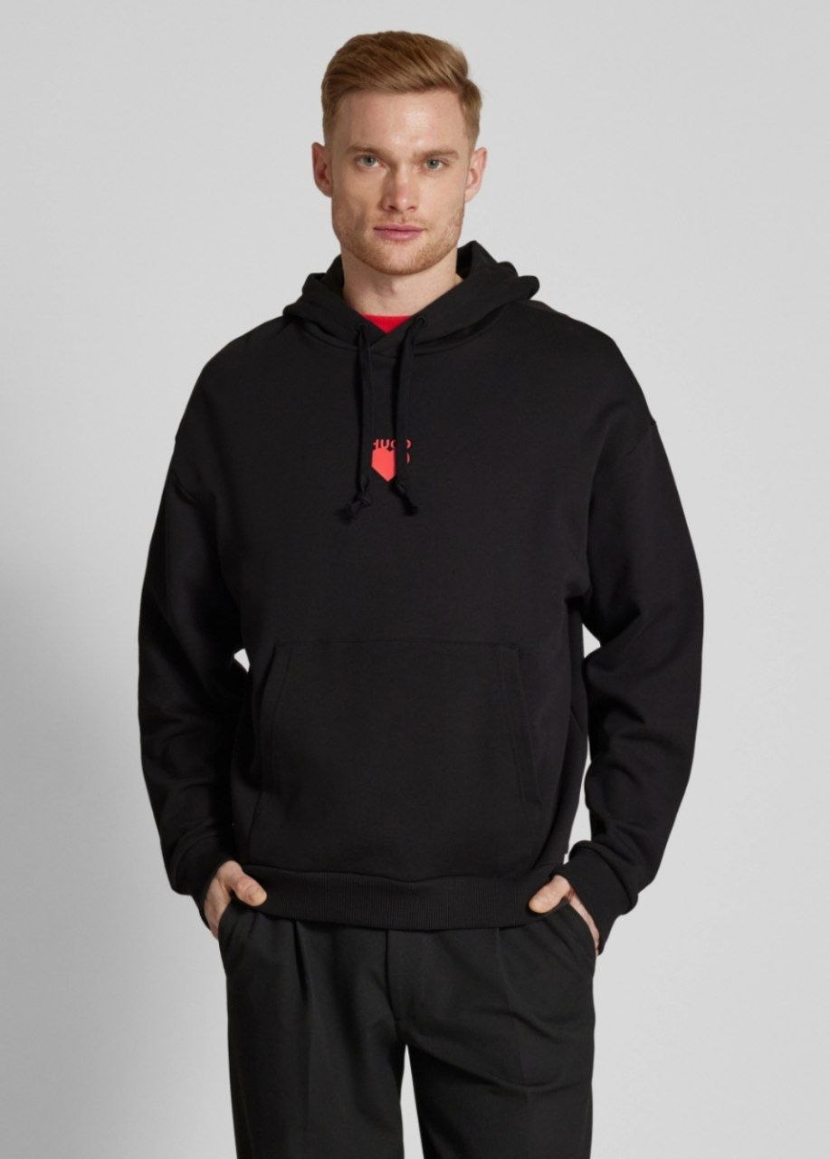 Худи толстовка HUGO Dewgili Heart & Slogan Hoodie