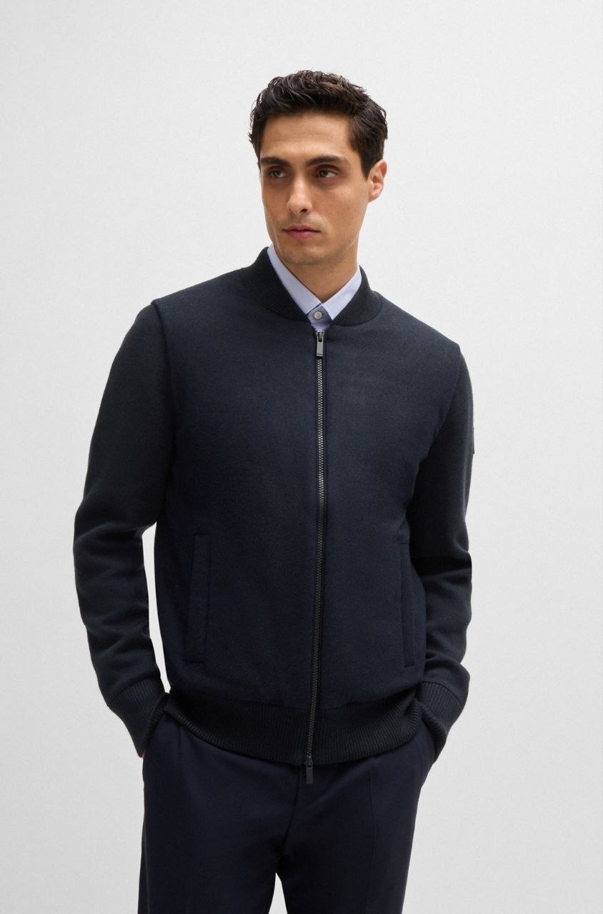 Куртка бомбер BOSS P-Eflano Zip-Up Padded Jacket