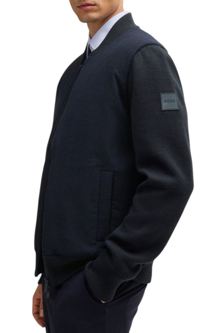 Куртка бомбер BOSS P-Eflano Zip-Up Padded Jacket
