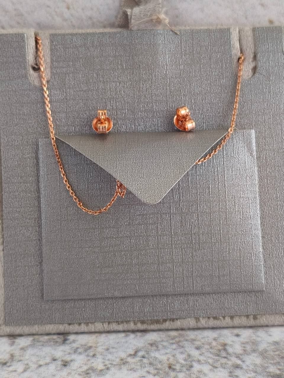 Ювелирный комплект Michael Kors Pavé & Mother-of-Pearl Heart