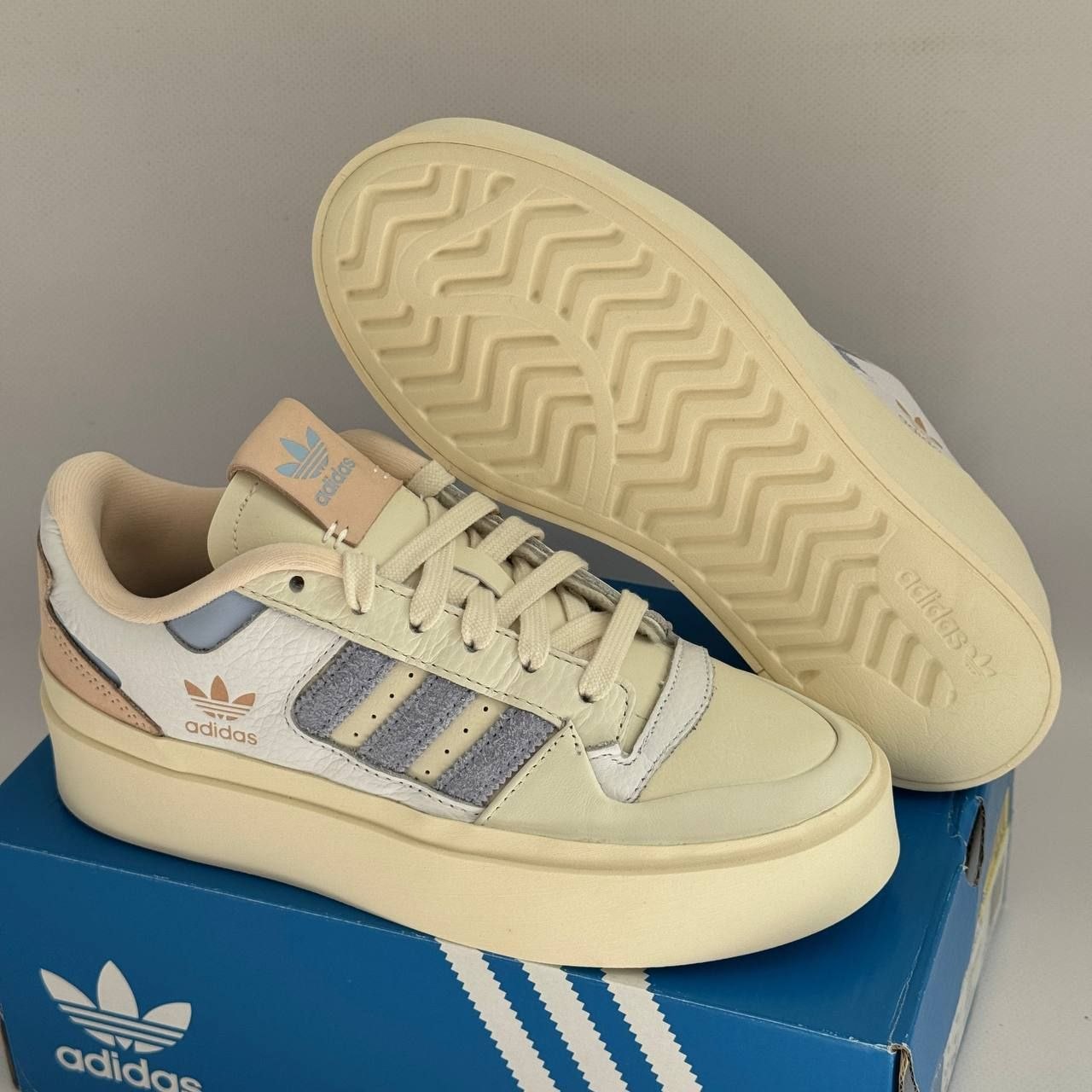 Женские кроссовки adidas Originals Forum Bonega W 'Off White Blue Dawn Bliss Orange'
