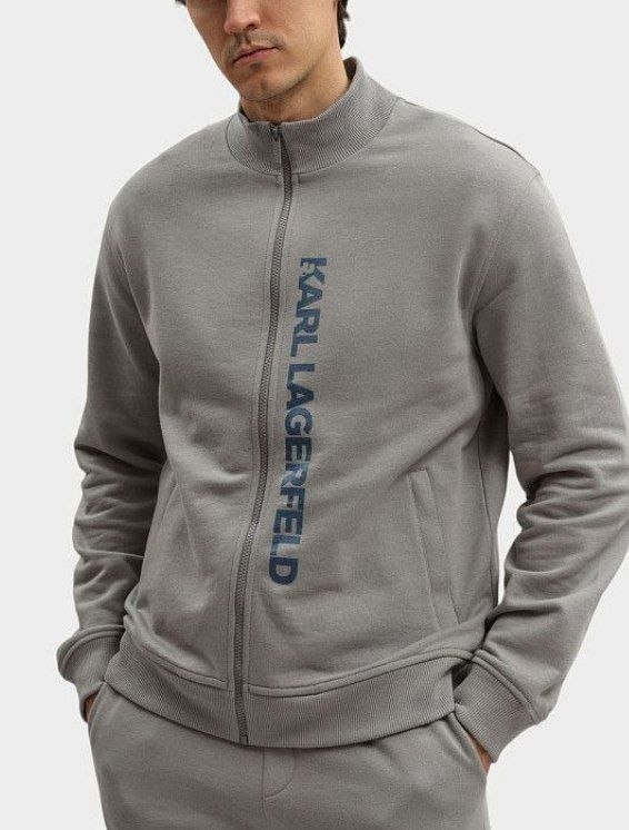 Толстовка кофта Karl Lagerfeld Zip Up Logo Sweatshirt