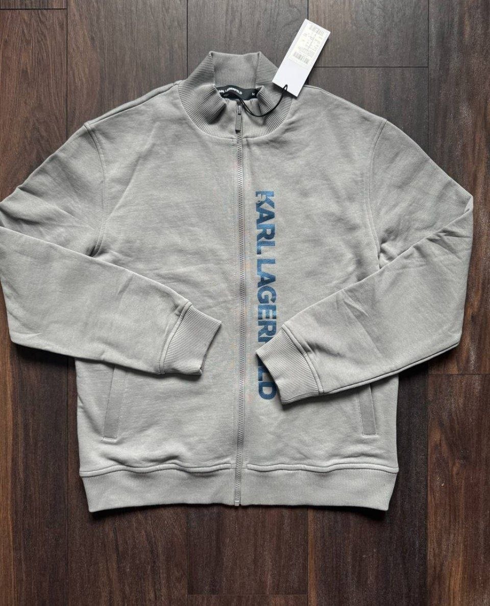 Толстовка кофта Karl Lagerfeld Zip Up Logo Sweatshirt