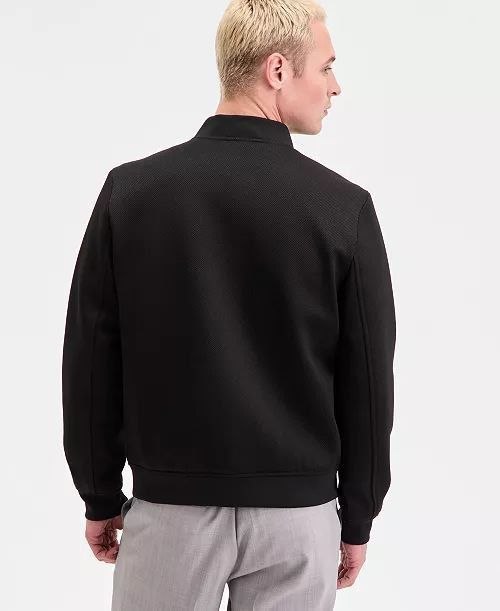 Бомбер куртка Karl Lagerfeld Paris Textured Bomber Jacket 'Black'