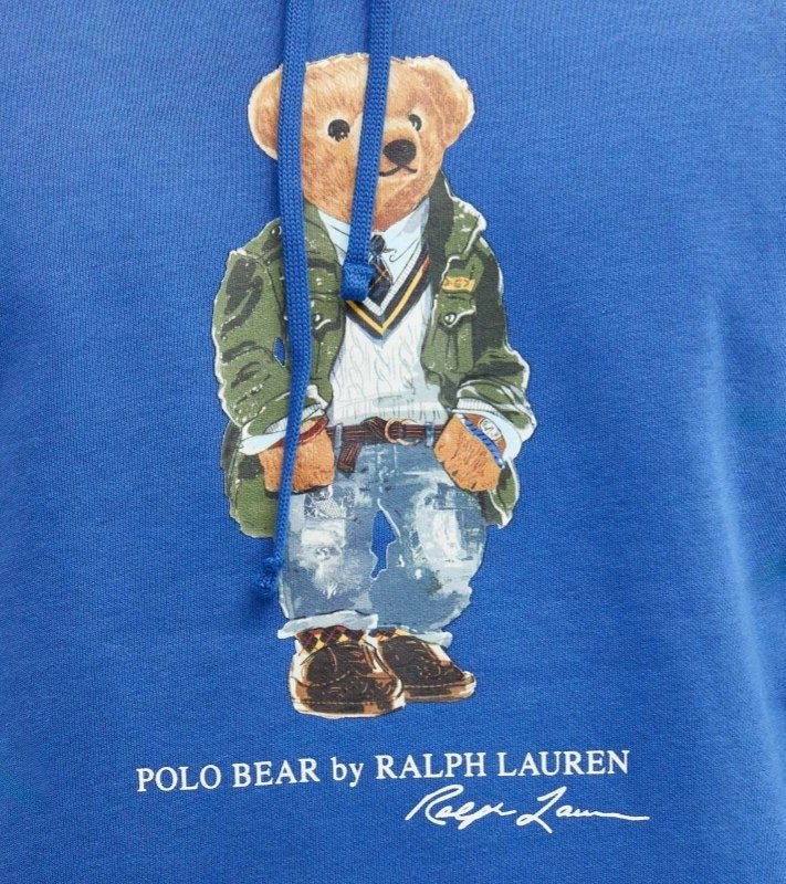 Худи толстовка Ralph Lauren Heritage Bear Hoodie 'Beach Royal'