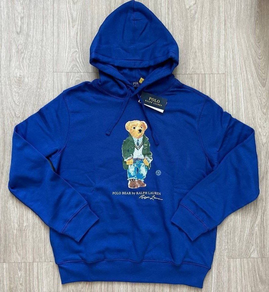 Худи толстовка Ralph Lauren Heritage Bear Hoodie 'Beach Royal'