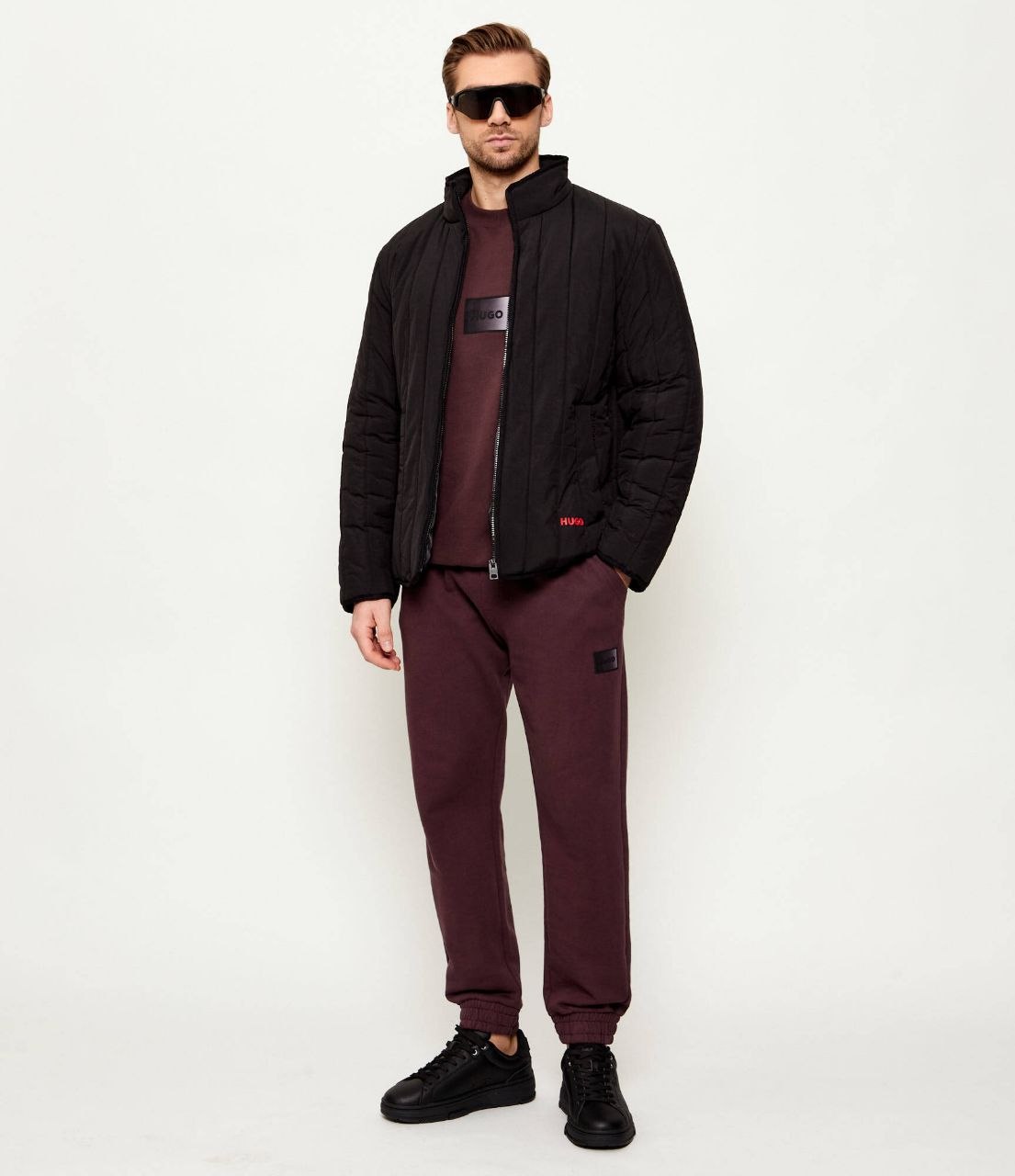 Куртка HUGO Brenoto2611 Quilted Jacket with Logo Detail Jacket