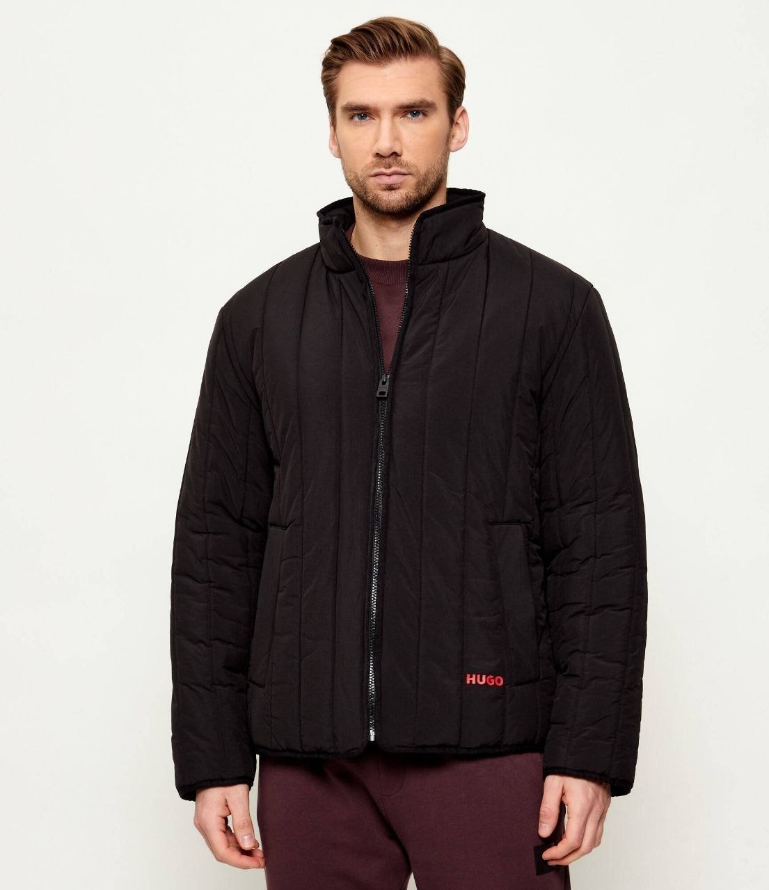 Куртка HUGO Brenoto2611 Quilted Jacket with Logo Detail Jacket