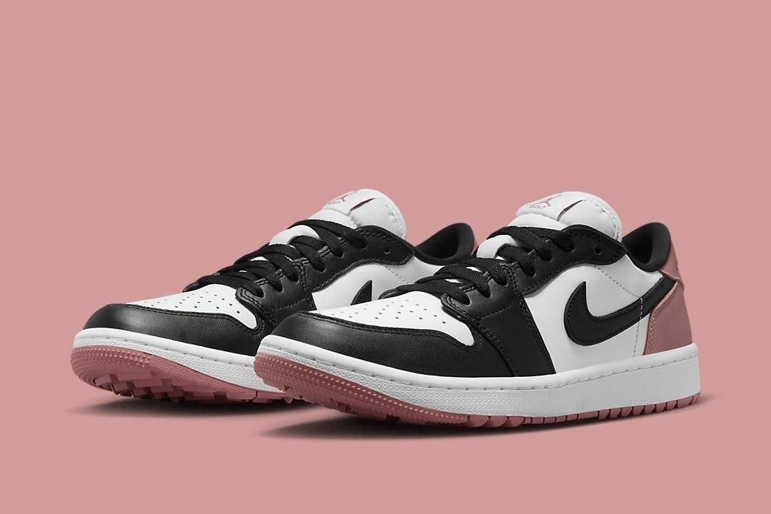 Кроссовки Nike Air Jordan 1 Retro Low Golf 'Rust Pink'