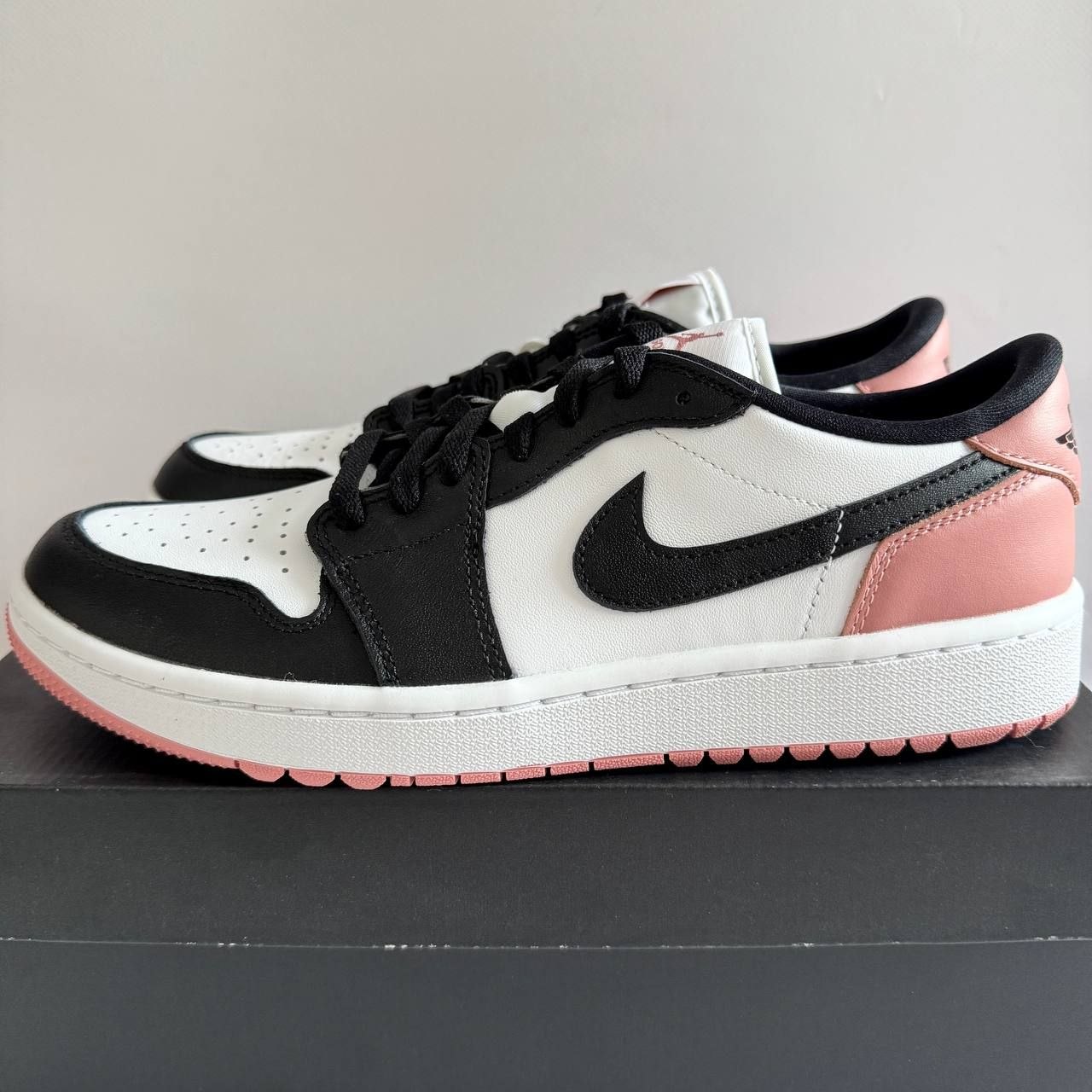 Кроссовки Nike Air Jordan 1 Retro Low Golf 'Rust Pink'