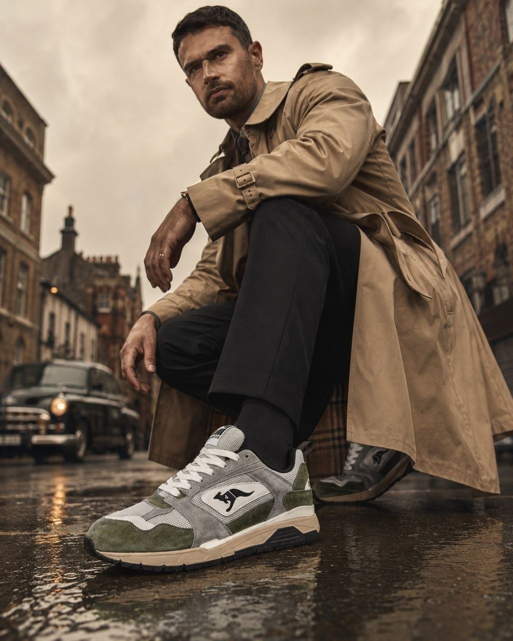 Кроссовки KangaRoos Exo II Ultimate 'Olive Vapor Grey'
