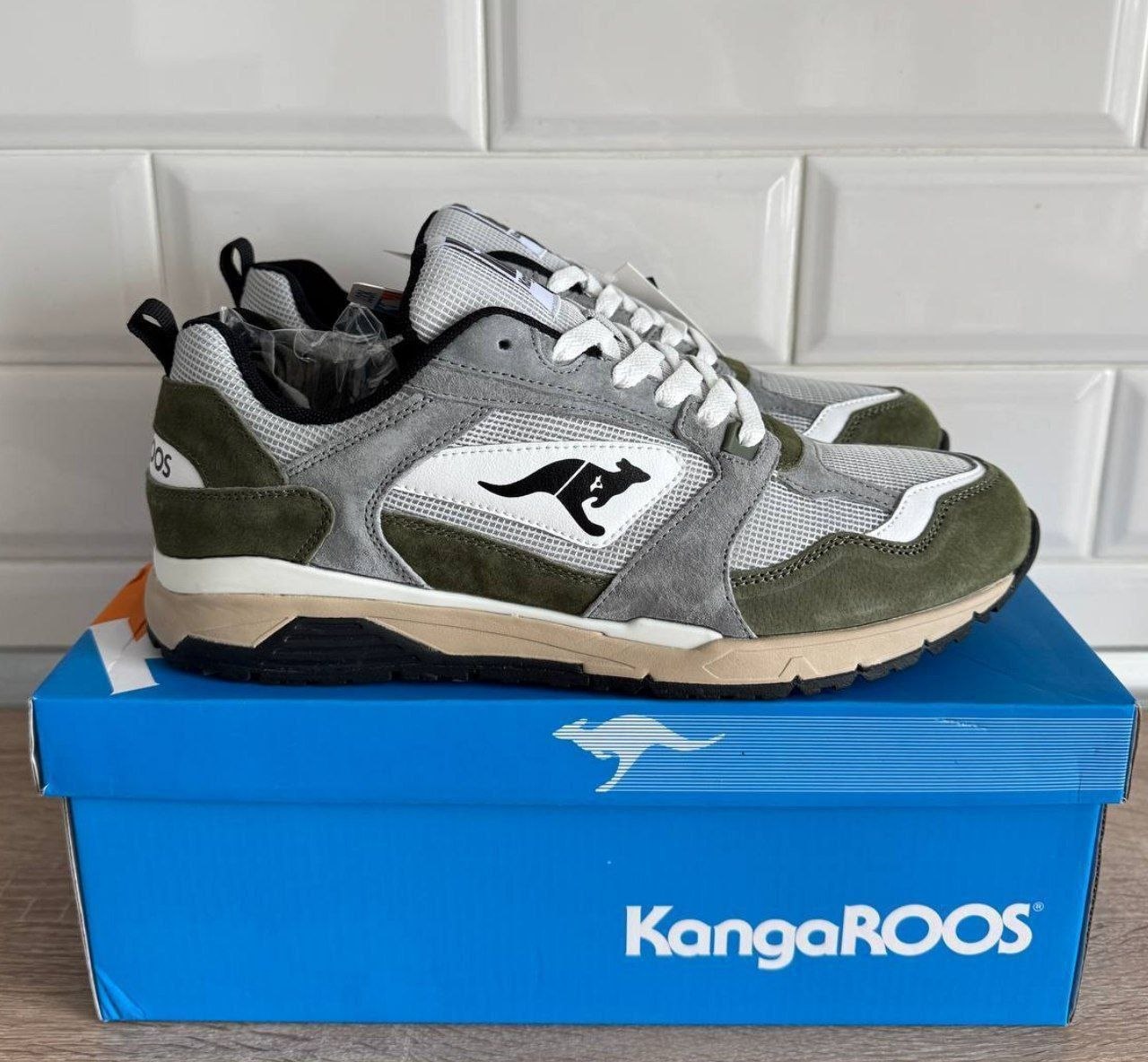 Кроссовки KangaRoos Exo II Ultimate 'Olive Vapor Grey'
