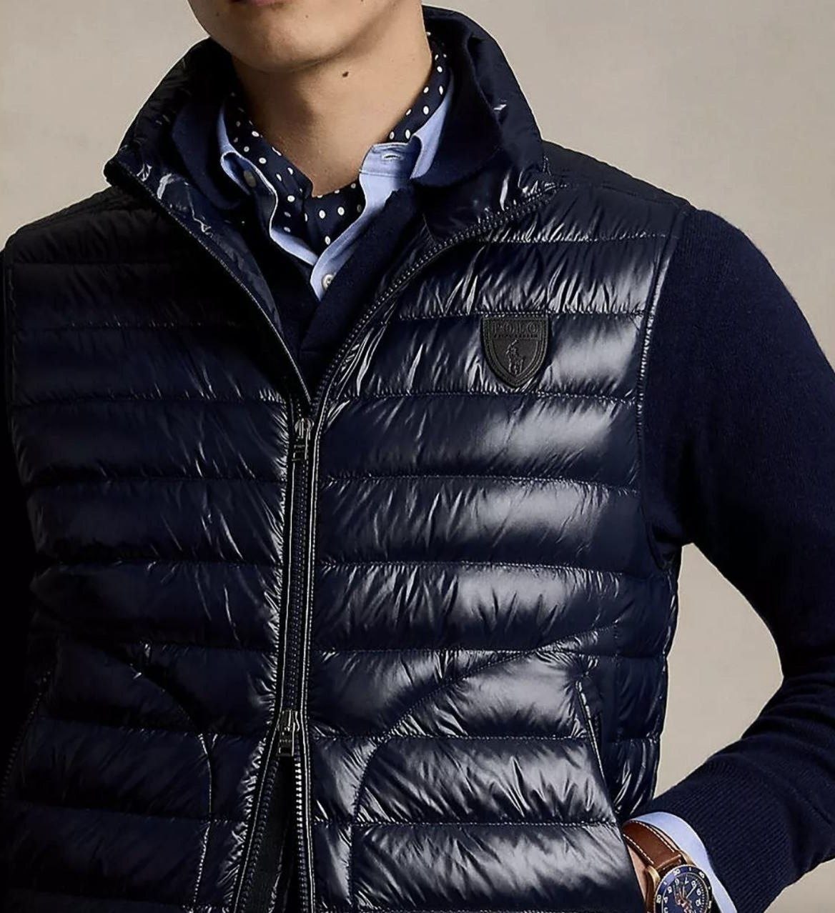 Жилет Ralph Lauren Glossy Quilted Puffer Vest