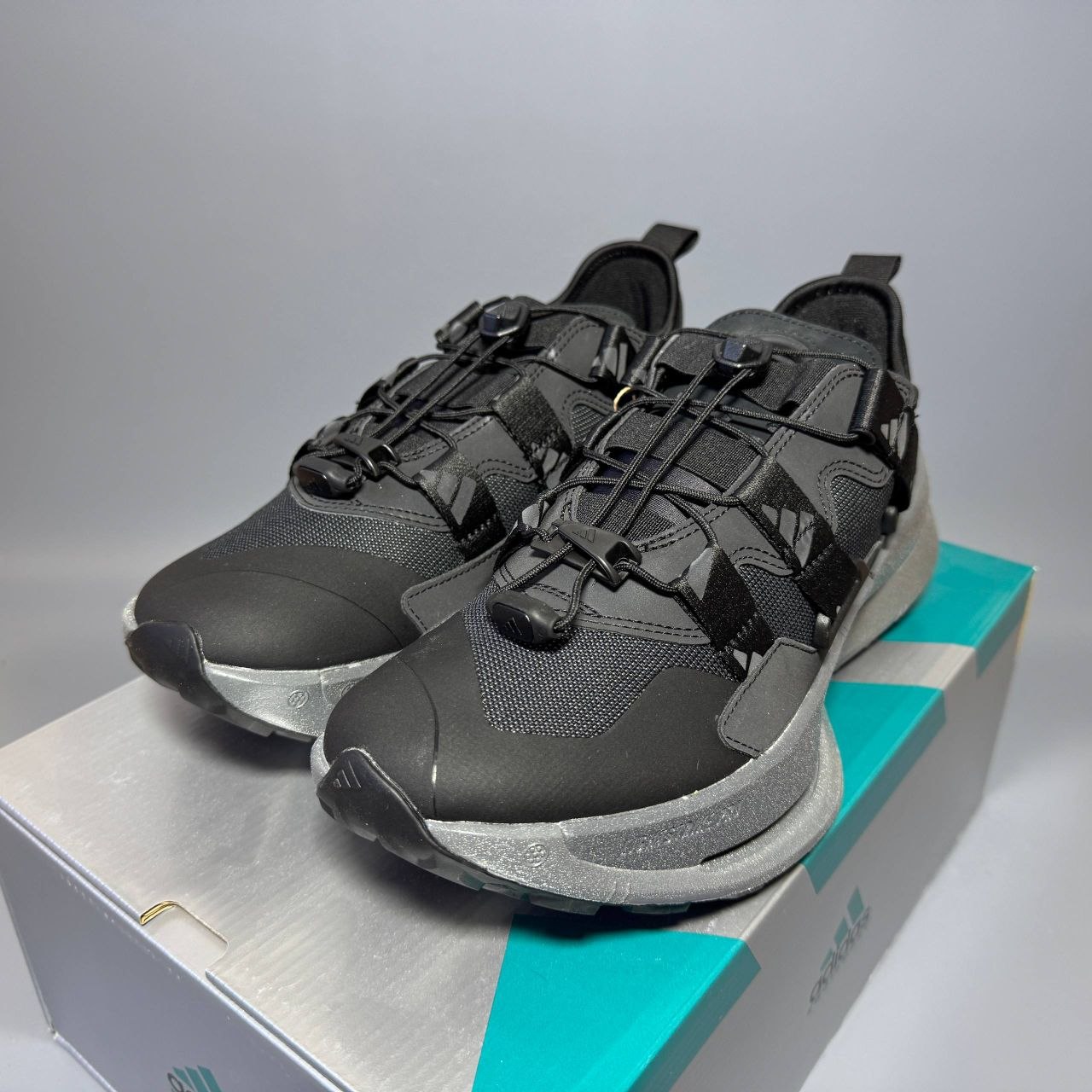 Кроссовки Adidas Equipment Agravic XTR 'Core Black Iron Metallic'