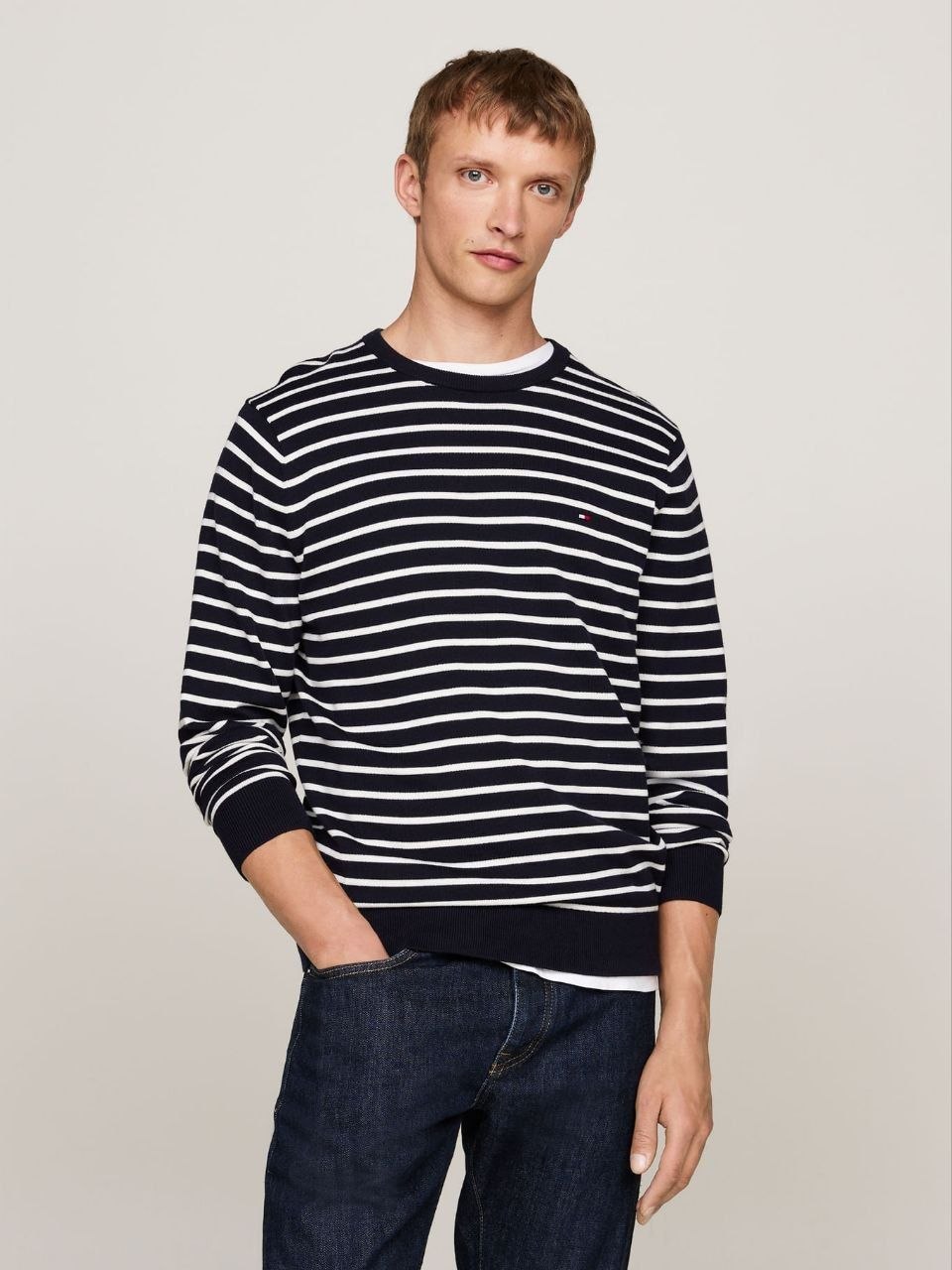 Джемпер свитер Tommy Hilfiger Essential Cotton Crew Neck Sweater