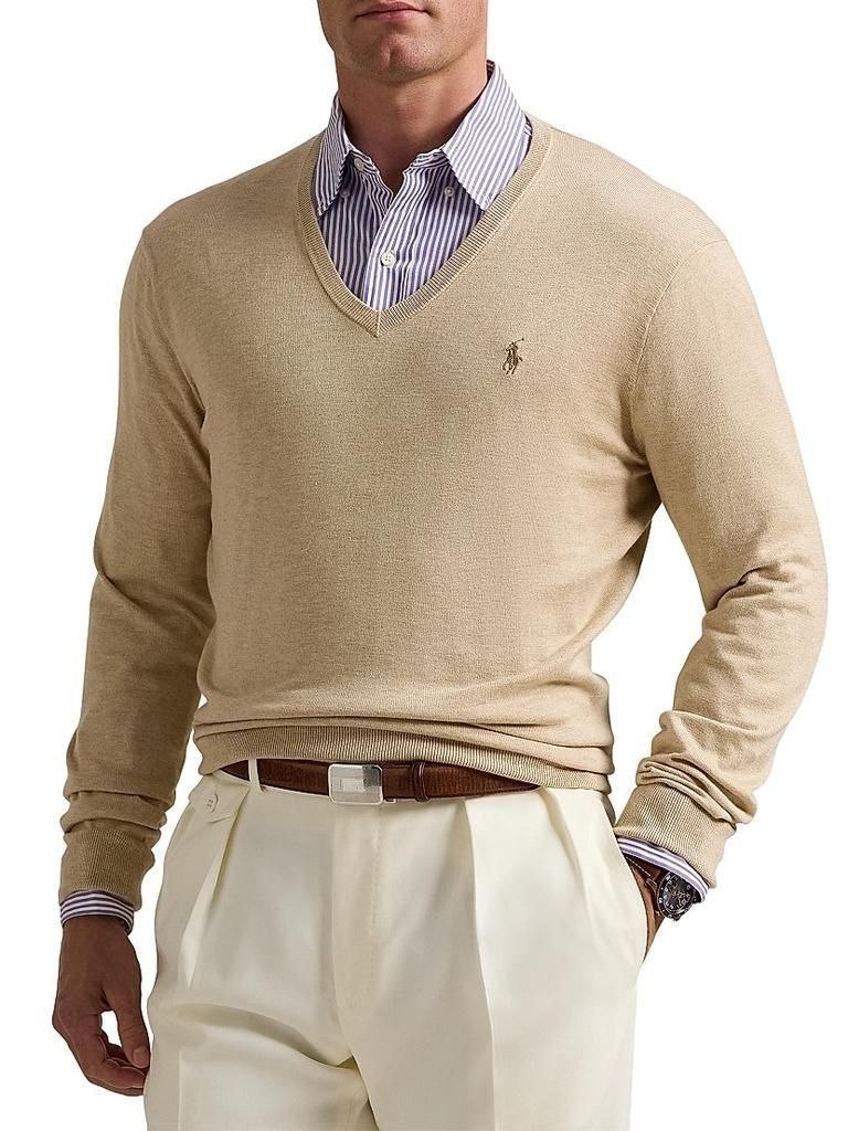 Джемпер Ralph Lauren Cotton V Neck Sweater