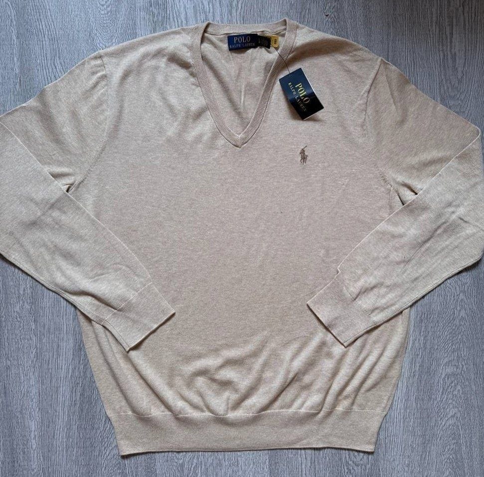 Джемпер Ralph Lauren Cotton V Neck Sweater