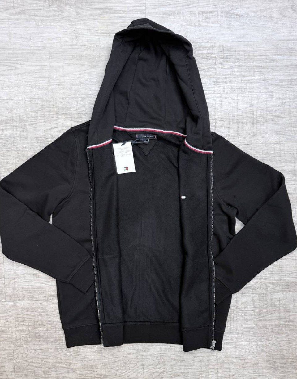 Худи толстовка Tommy Hilfiger  Zip Front Ligo Hoodie