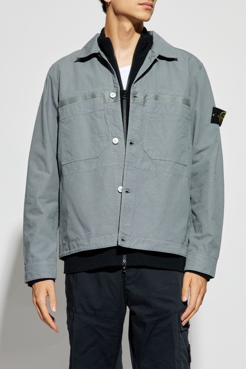 Куртка / овершот STONE ISLAND Cotton Ripstop Overshirt