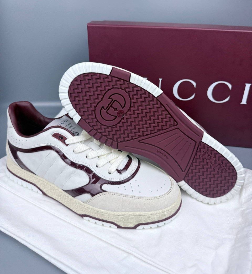 Кроссовки Gucci Re-Web 'White  Rosso Ancora'