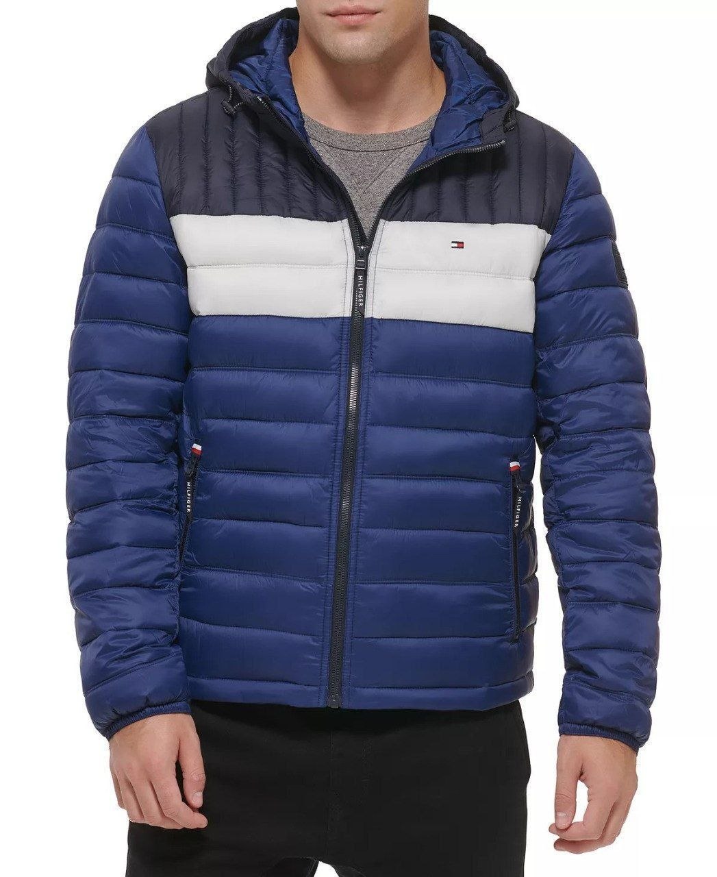 Куртка Tommy Hilfiger Color Blocked Hooded Puffer Jacket