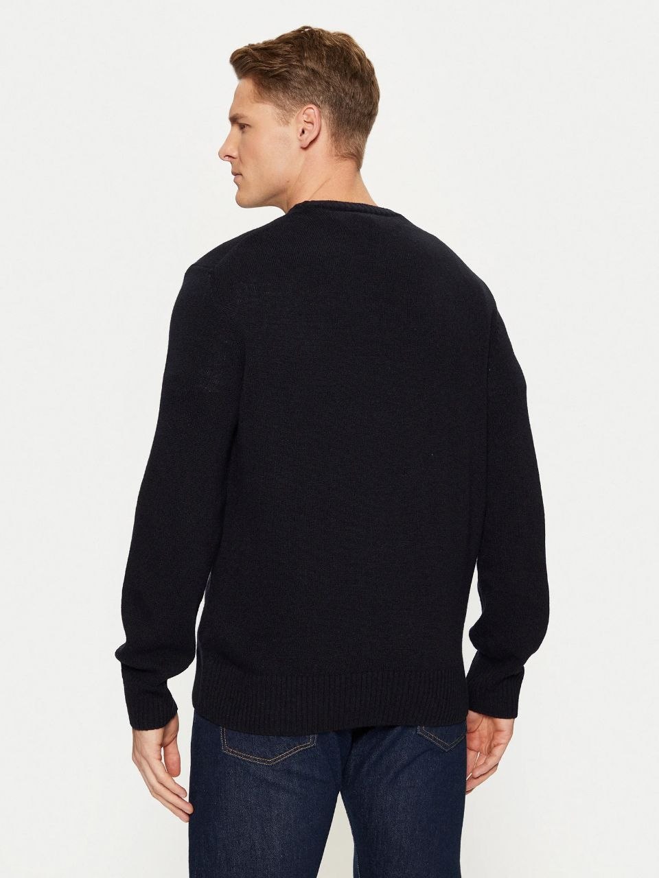 Свитер Lacoste Carded Wool Crew Neck Sweater