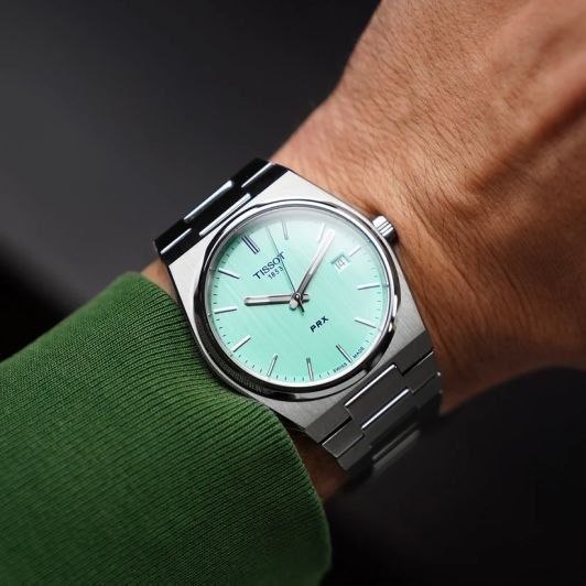 Часы Tissot PRX Light Green Dial Watch