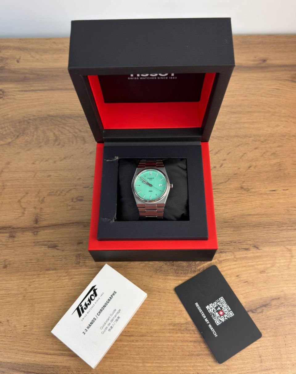 Часы Tissot PRX Light Green Dial Watch
