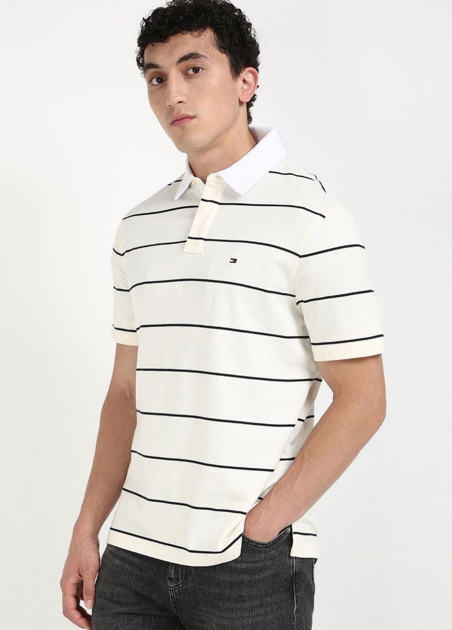 Поло Tommy Hilfiger Striped Tee For Casual Chic Polo