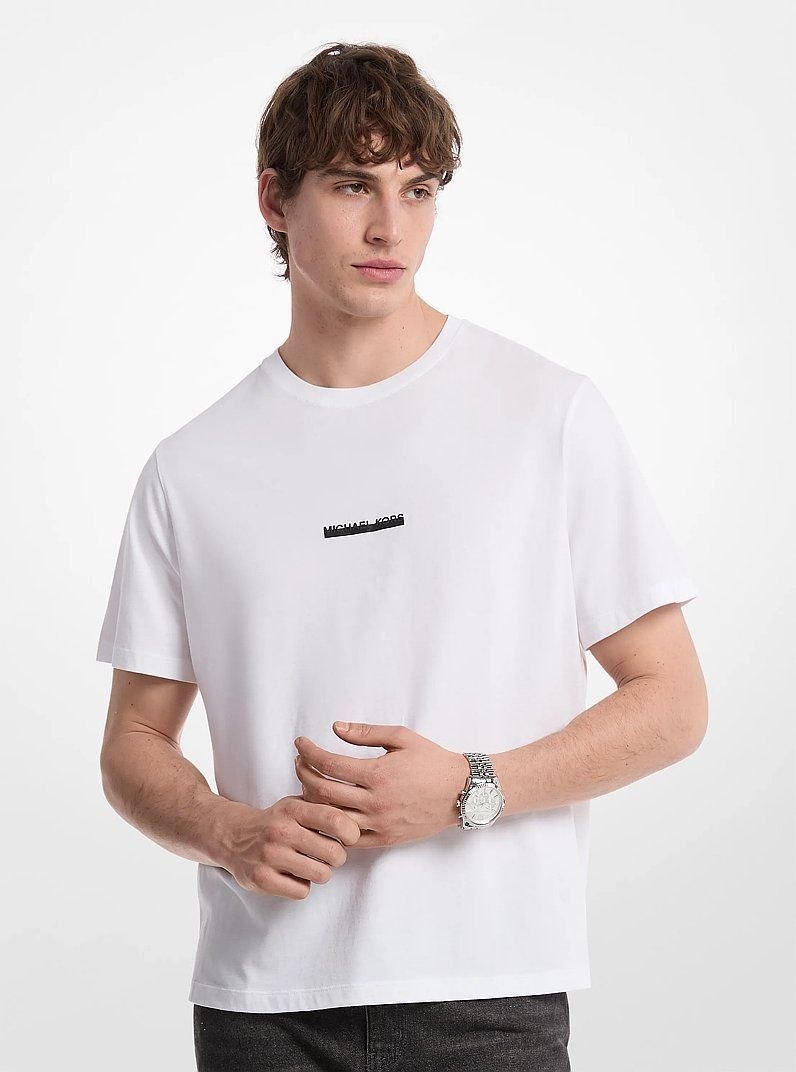 Футболка Michael Kors Logo Cotton T-Shirt